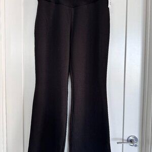 Maurices Black Flare Dress Pant Pull-On Size L